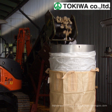 100% pure virgin polypropylene special processing FIBC BIG bag. Design by TOKIWA. Made in Japan (big bag scrap)